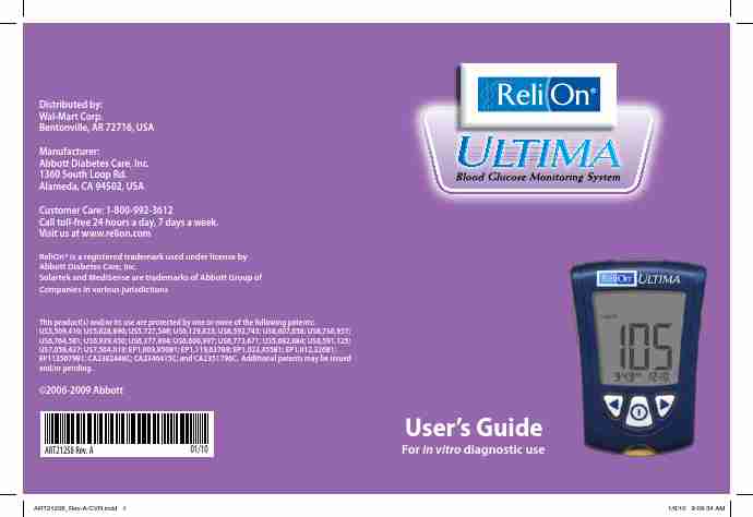 Abbott Diabetes Care Blood Glucose Meter ART21258-page_pdf